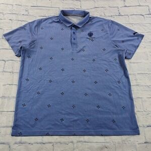 Puma Polo Shirt MENS XL Blue Trump National Doral Golf Performance 595106-02